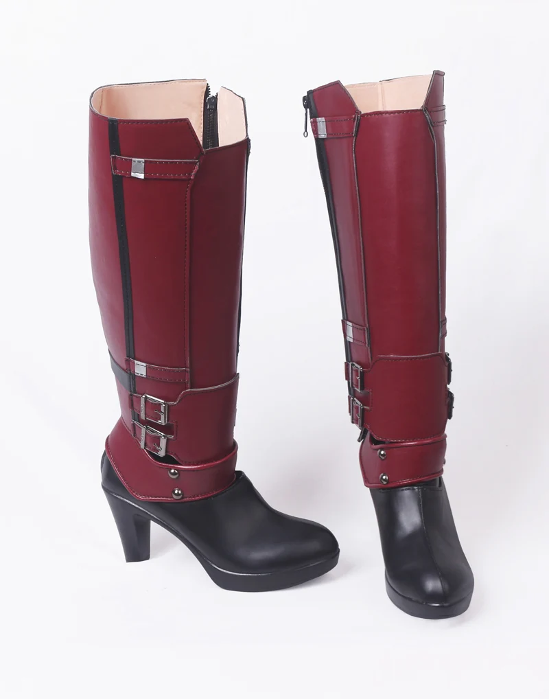 New High Quality X-men Deadpool Cosplay Costume Cos Shoes Customized Boots Custom made Helloween New High Quality X-men Deadpool Cosplay Costume Cos Shoes Customized Boots Custom made Helloween