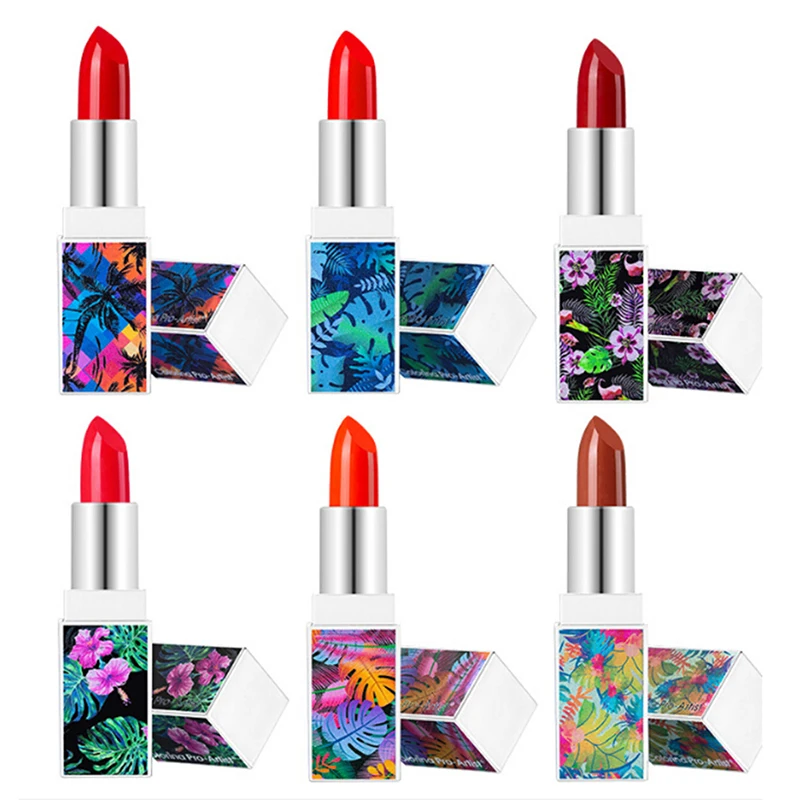 6 Color Waterproof And Durable Tropical Rain Forest Non-stick Cup Does Not Fade Lipstick Lipstick Moisturizing Lasting Sexy