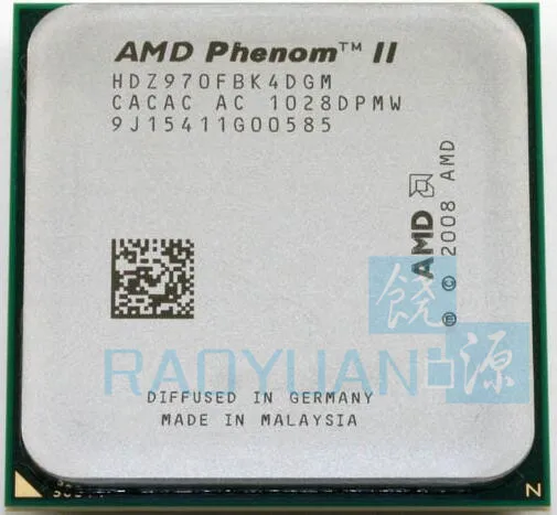 Процессор AMD Phenom II X4 970 X4-970 Black Edition 3,5 ГГц HDZ970FBK4DGM 125 Вт настольный процессор Socket AM3