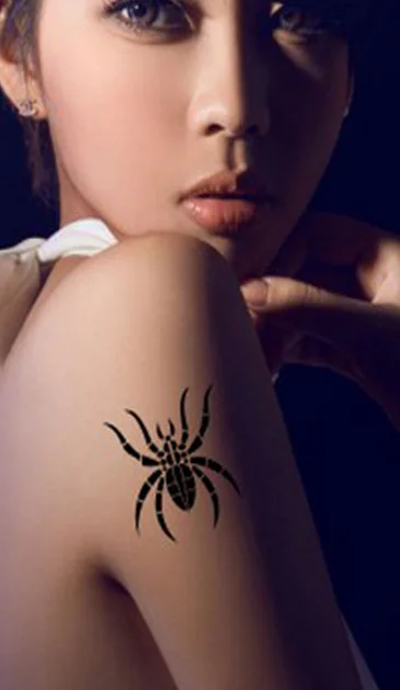 Водонепроницаемая Татуировка наклейка 3D татуировка с пауком наклейка мужская вода переводная наклейка 209