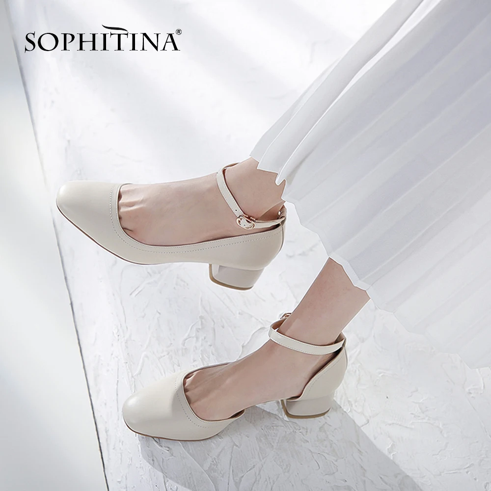 SOPHITINA/Новинки 2019г. Популярные удобные сандалии из натуральной кожи. Повседневная