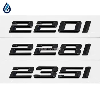 

220i 228i 235i Trunk Tail Rear Emblems Badge Number Letters Decal For BMW 2 Series F22 F45 F23 F46 Car Styling Accessories
