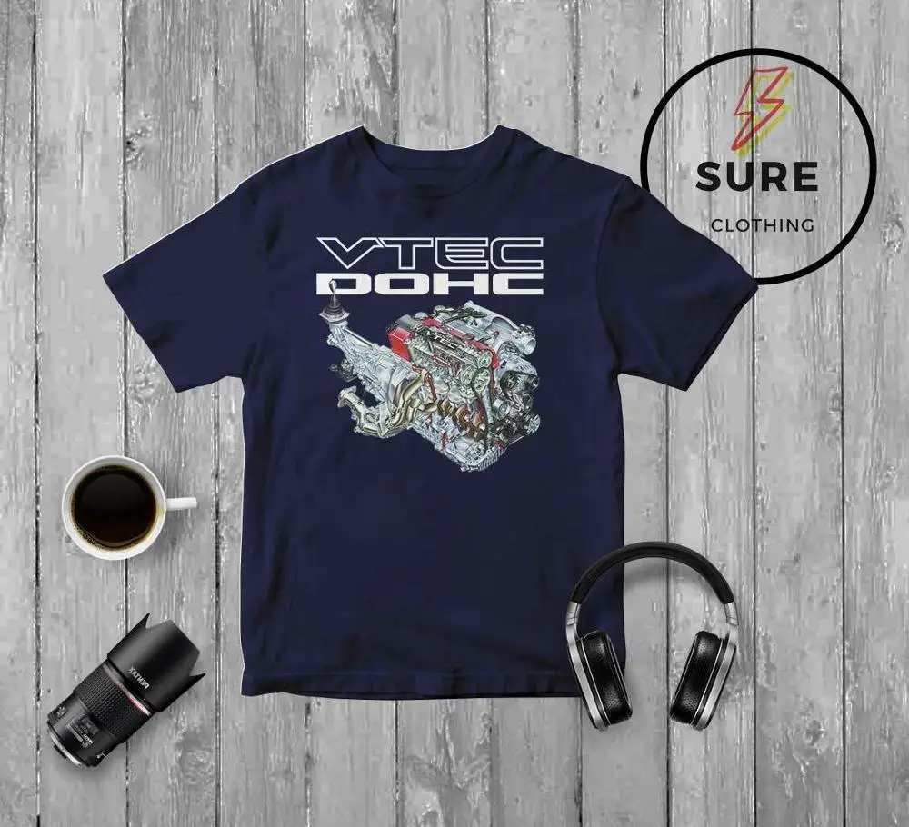 

Vtec Engine T Shirt Hon Dohc Racing Shirt Men'S Graphic Tee Man'S Summer Fashion Solid Fitness High Quality Short Sleeve Shirts