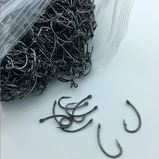 500 шт. рыболовные крючки из высокоуглеродистой стали 6 #8 #10 #12 #|hook 6|carp fishing hooksfishing hook