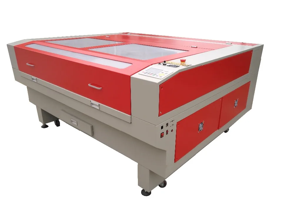 

1610 Double Head Co2 Laser Engraving And Cut Machine.Blade Table.Laser Tube150W. AWC708C Controller For Cut MDF Plywood
