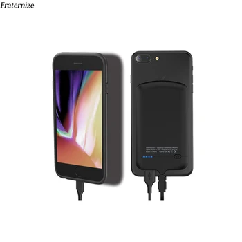 

4000mah Mini Power Bank Case For iPhone XS Max Slim External Battery Charger Case For iPhone XR X XS Backup Charging Back cover