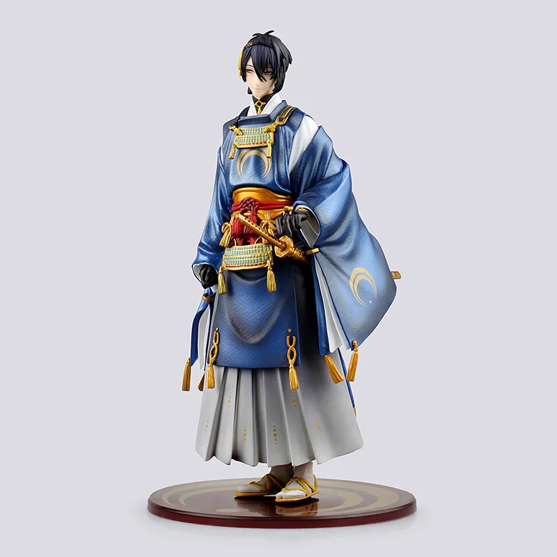 23 см Mikazuki Munechika Аниме фигурки игры Touken Ranbu онлайн ПВХ Модель 1/8 масштаб коллекционные Дети прекрасный подарок игрушка кукла