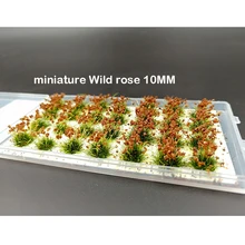 28 шт./кор., архитектурные весы, модель травы, туфт, имитация травы, цветок кластера, Дикая роза, цветок, набор декораций, песок, стол, изготовление