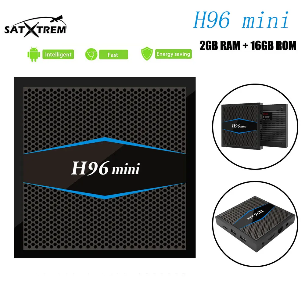 

H96 mini Android 7.1 TV Box 2GB 16GB Amlogic S905W Quad Core Smart TV BOX Bluetooth 4.0 2.4G/5G Dual WiFi H96 Mini Set top box