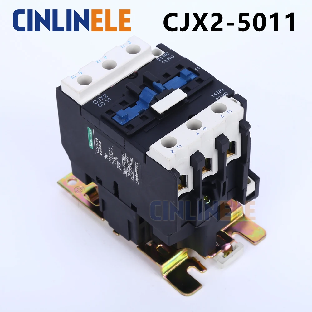 

Contactor CJX2-5011 50A switches LC1 AC contactor voltage 380V 220V 110V Use with float switch