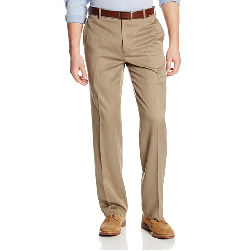 24-1 Custom Made New Formal Wedding Suit Pants Men's Men's Flat Front Ultimate Traveler Pant Trousers Male Suit Pants