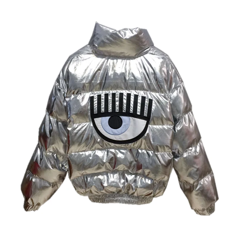 Rembourré Manteau Bas Patch Le Streetwear Plus Femmes Haut Animé 2018 Vers Chaud Dessin Mode Court Pain Veste Hiver La argent Coton Taille De Parkas Noir Base PqxnpBpAZw