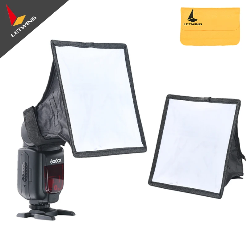 Universal Foldable 15x17cm Rectangular Softbox Diffuser for Camera