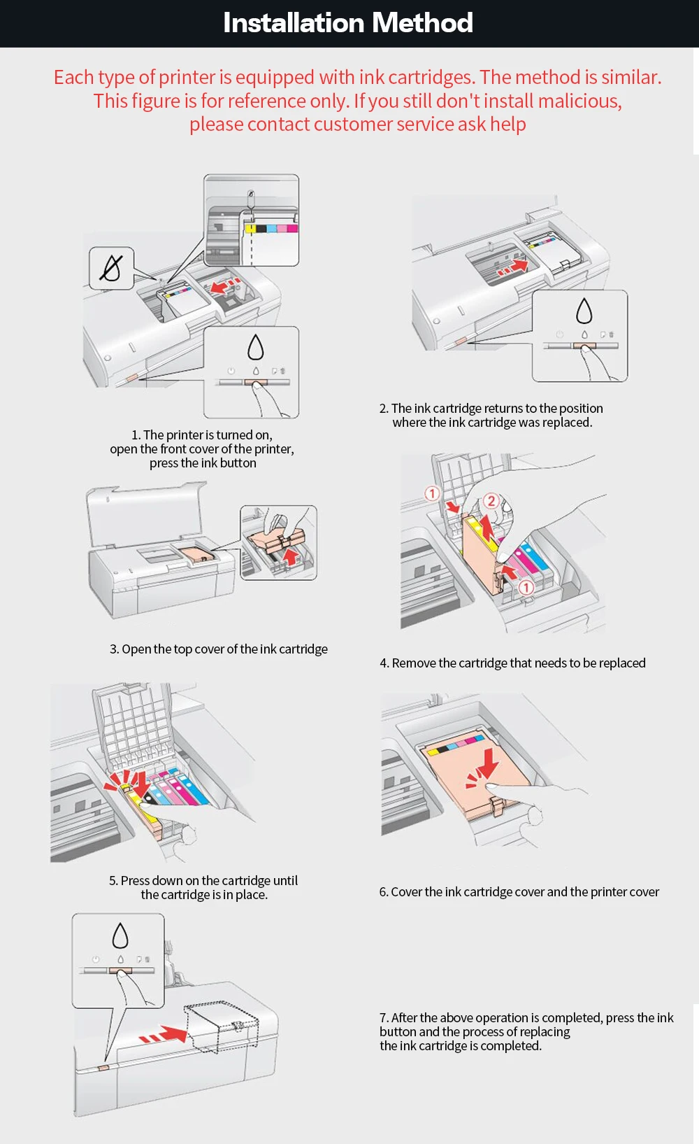 Сменный чернильный картридж для hp 655 hp 655 C M Y BK для принтеров deskjet 4615 4625 CZ109AE CZ110AE CZ111AE CZ112AE