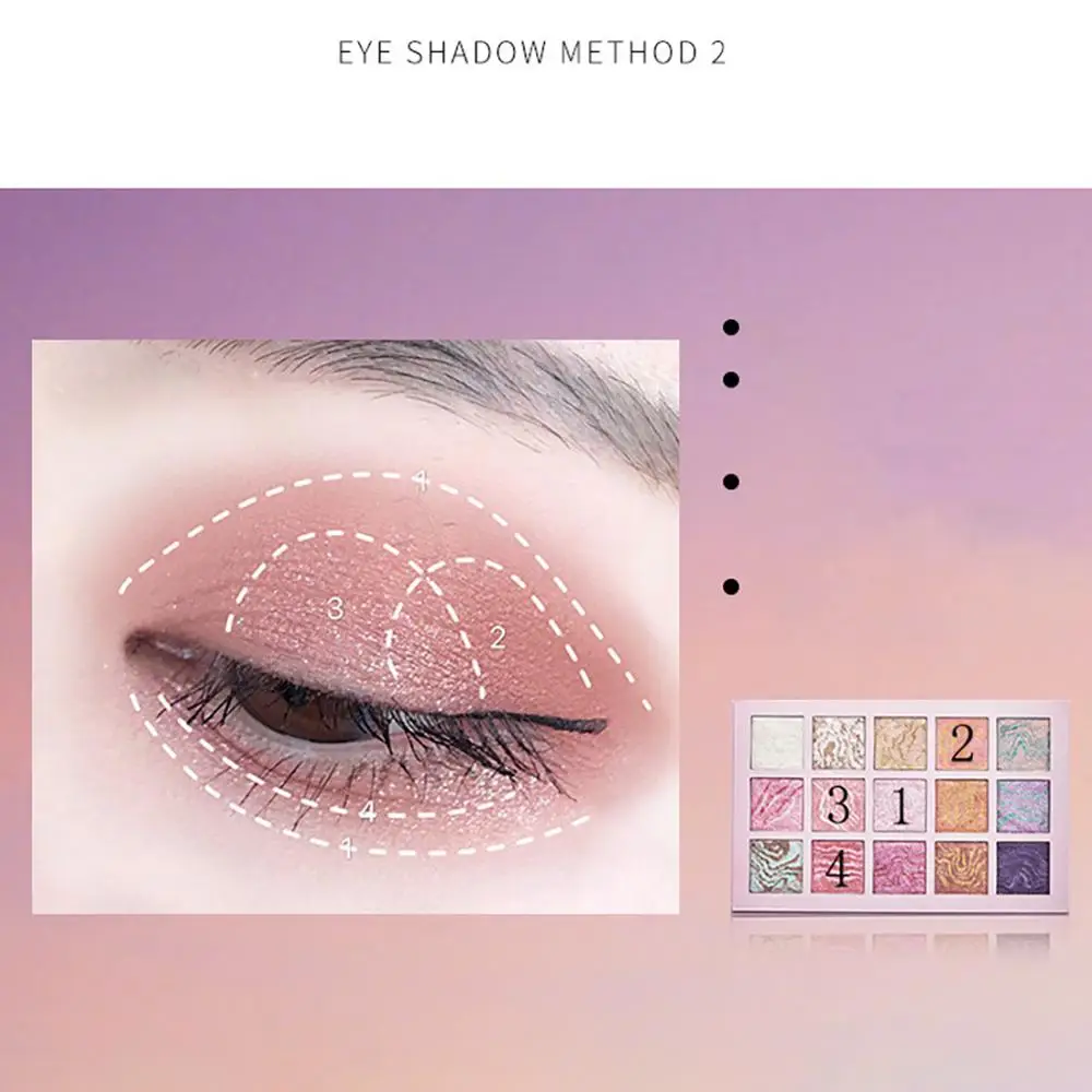 eye shadow palette Easy to Wear eye shadow matte Natural Factors Flash Sand Eye Shadow Disc Facial Makeup For Eye Shadow Y419