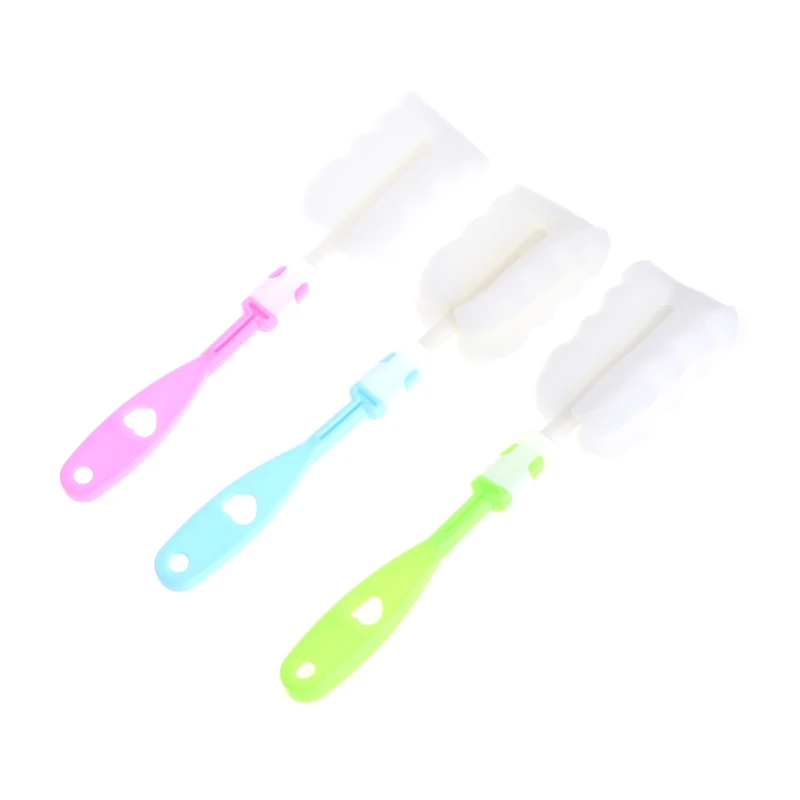 

Baby Feeding Milk Bottle Nipple Brush Clean Teapot Water Cup Wash Cleaning Tool Color Random delivery