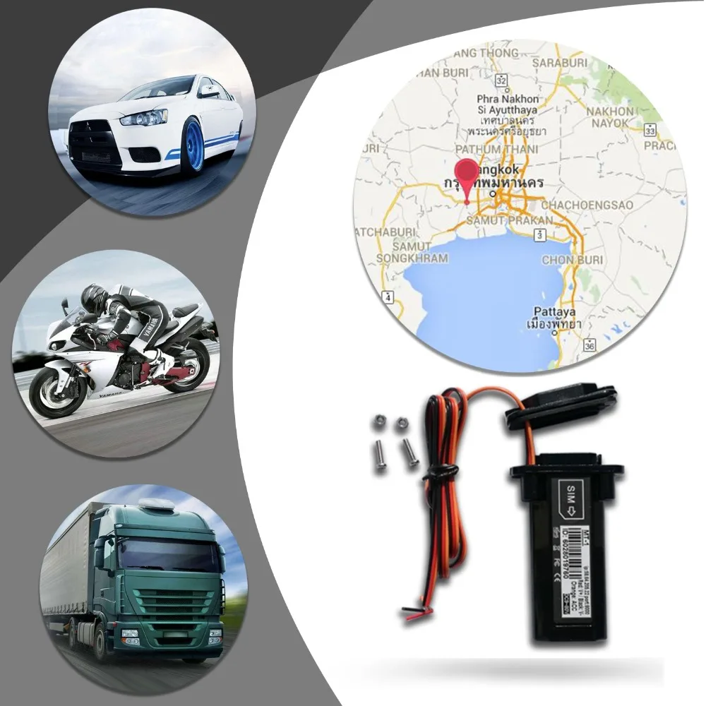 mini seguimiento localizador rastreador gps vehiculo moto coche automovil perseguidor antirrobo gps tracker car vehicle locator gsm auto motorcycle off anti lost quita alarmas alarma alarm tracking device gt06 st901