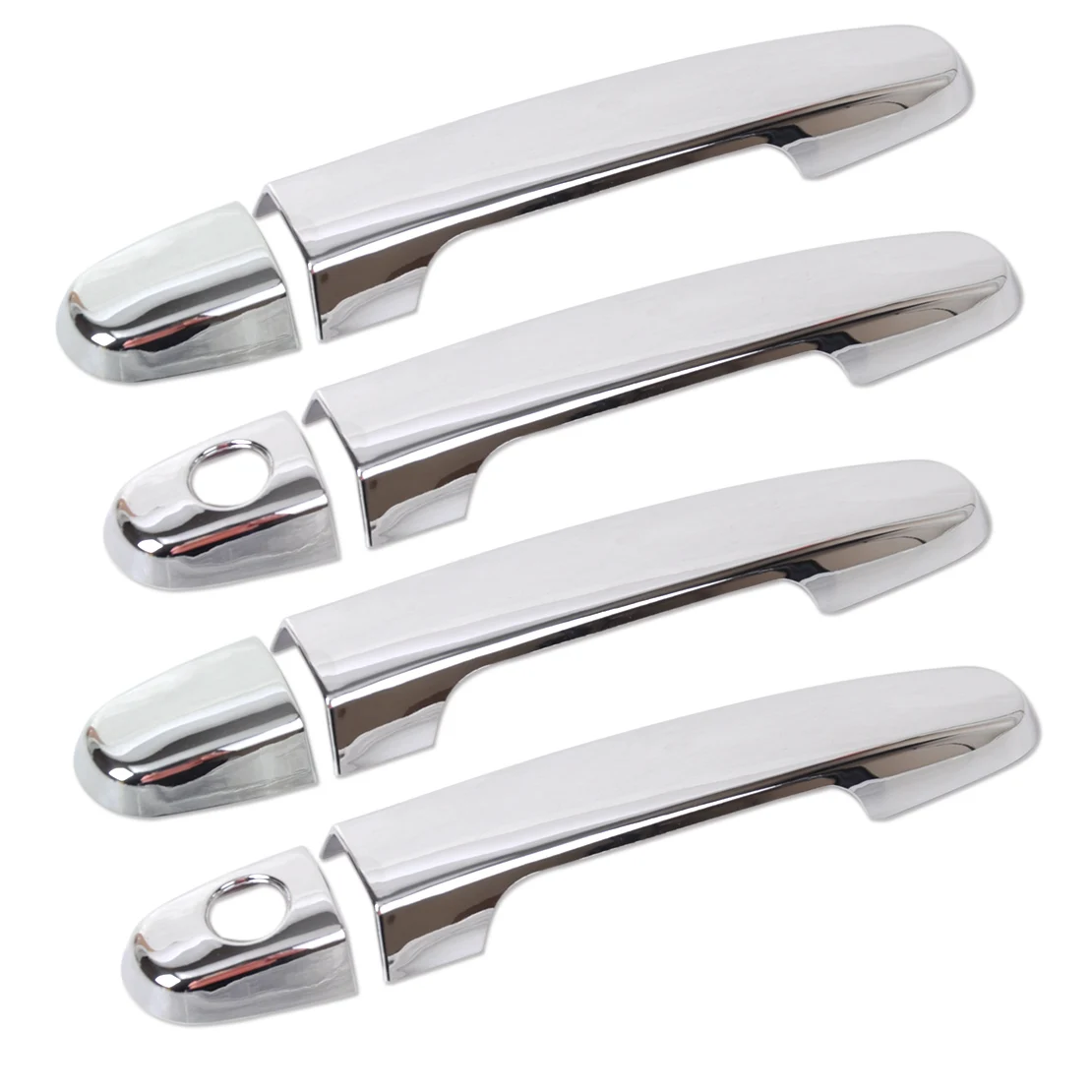 

CITALL Exterior Chrome Door Handle Cover Trim w/smart key hole for Toyota Camry 2002 2003 -2006 Yaris 2006 -2010 Corolla 2003+