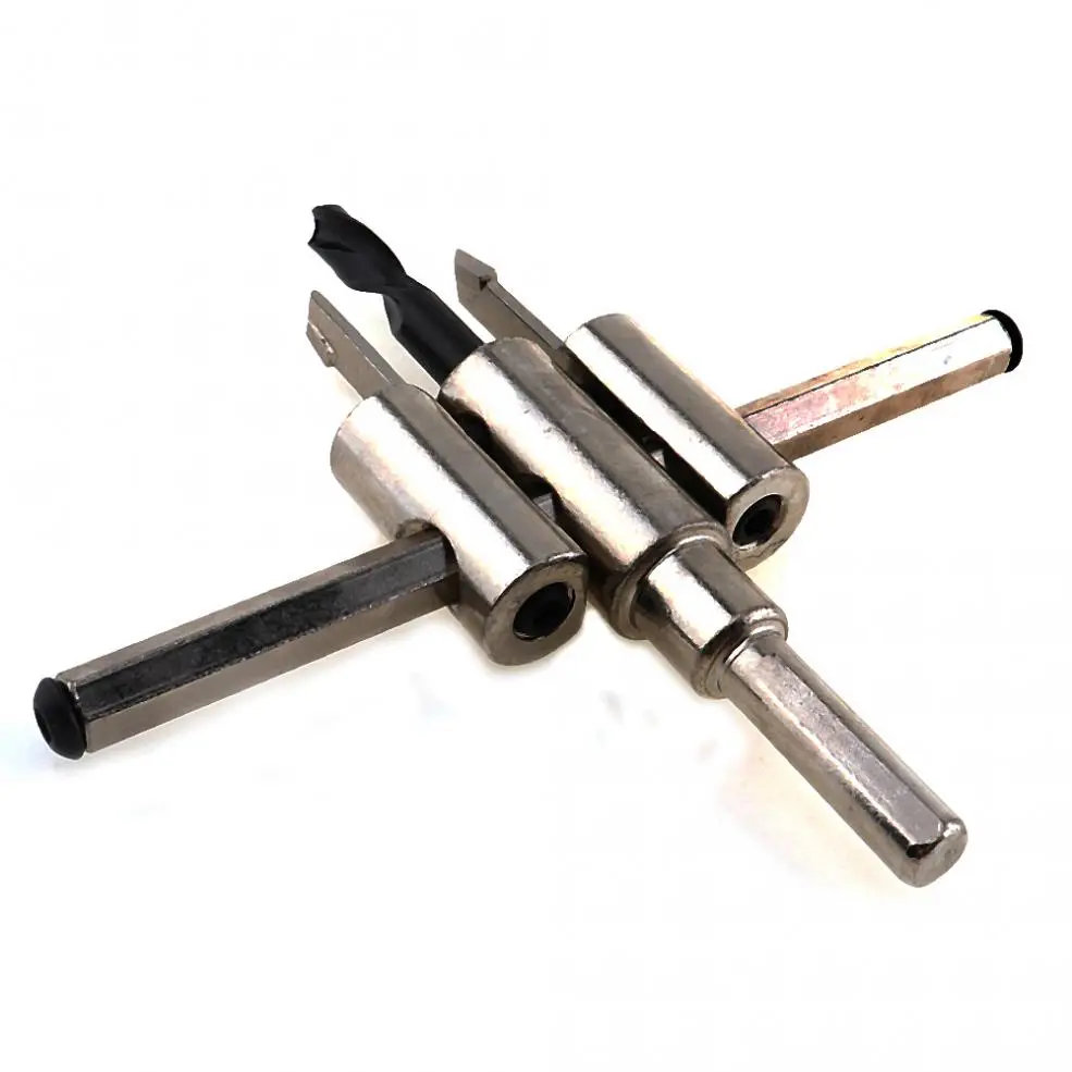 TORO 30mm-120mm Alloy Adjustable Circle Hole Cutter Set with Wood Metal Hole Saw Drill Bit Tools for Woodworking