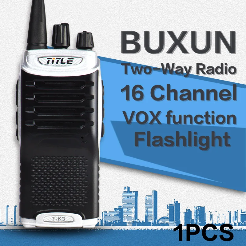 (1 PCS)KSUN T-K3 Ham Two Way Radio walkie talkie Dual-Band Transceiver BUXUN T-K3 (1 PCS)KSUN T-K3 Ham Two Way Radio walkie talkie Dual-Band Transceiver BUXUN T-K3