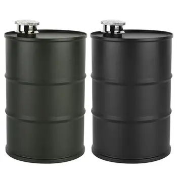 

700ml Portable Stainless Steel Beer Barrel Wine Liquor Hip Flask with Sealing Lid