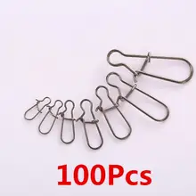 100 шт. рыболовный шарнир из нержавеющей стали, Размер 0-6, рыболовный крючок, соединитель для лески, подвижный шарнирный фиксатор, рыболовные аксессуары