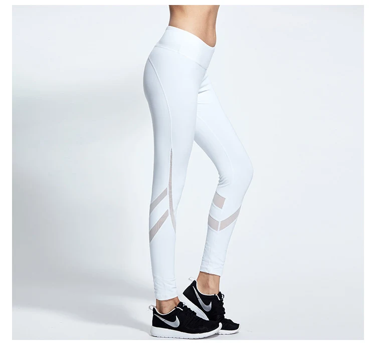 2017 New Aimpact Women Yogo Pants Sexy Fitness Pants Mesh Patchwork Girl Tight Running Workout Pants Female Slim Sports leggings (8)