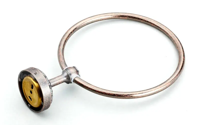 Beelee держатель для полотенец Висячие золотые кольца для полотенец твердая латунная вешалка для полотенец полотенцесушители BA7511AC