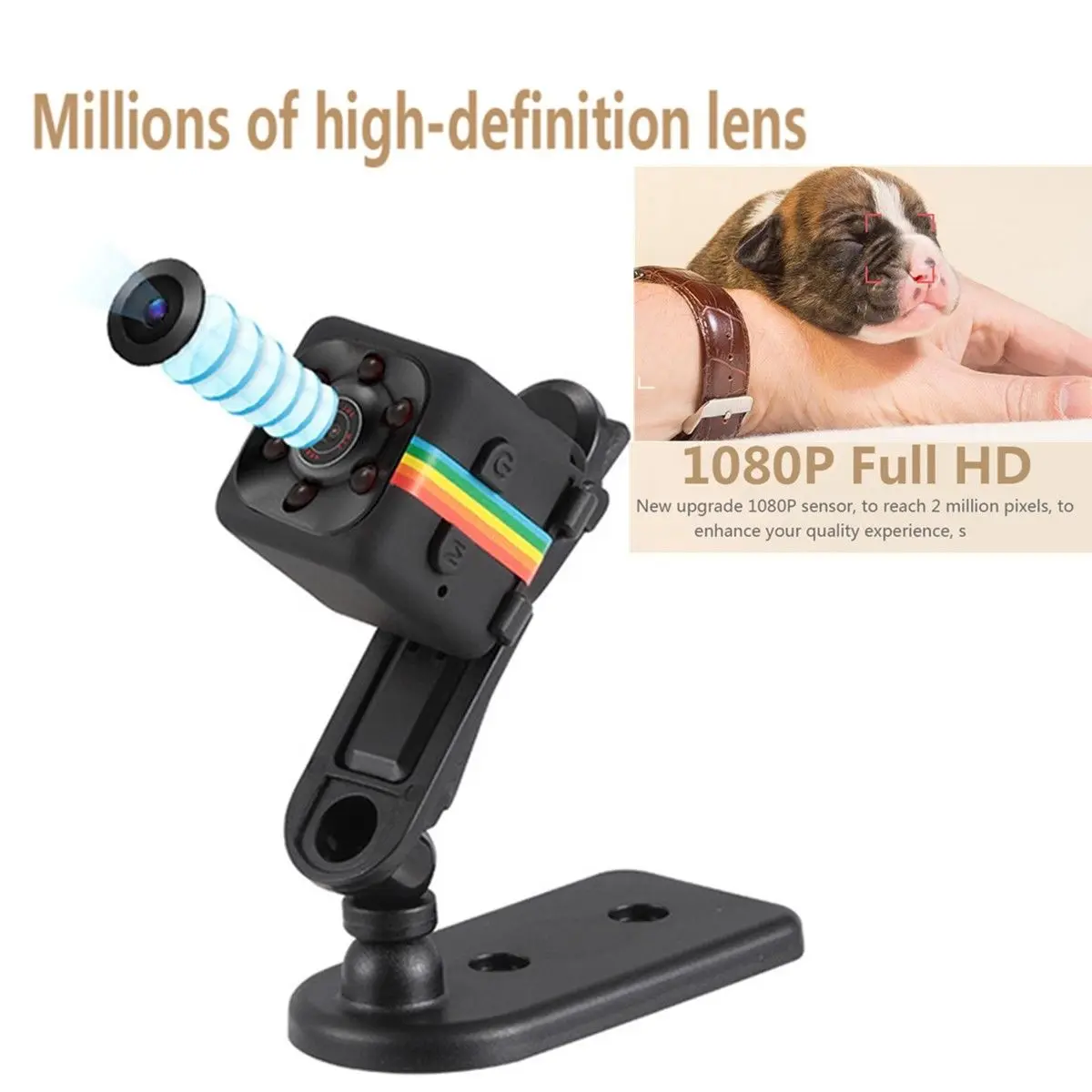 Автомобильный мини видеорегистратор SQ11 12 МП Full HD 1080P|camcorder night vision|mini cameranight vision camera