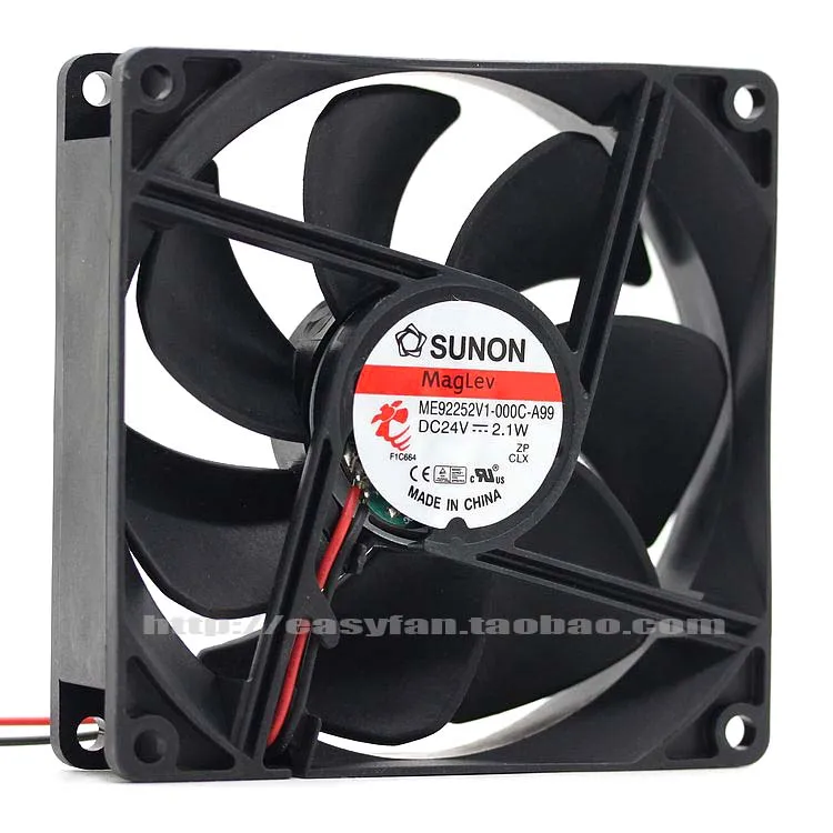 SUNON ME92252V1 000C A99 DC 24V 2 1 W 92x92x25mm вентилятор охлаждения сервера|square fan|server fan92x92x25mm fan |
