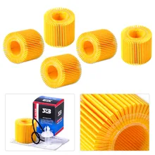 beler 5Pcs Oil Filter 04152-YZZA6,04152YZZA6 Fit for Toyota Corolla Prius Matrix Scion xD iM Lexus CT200H Pontiac Vibe