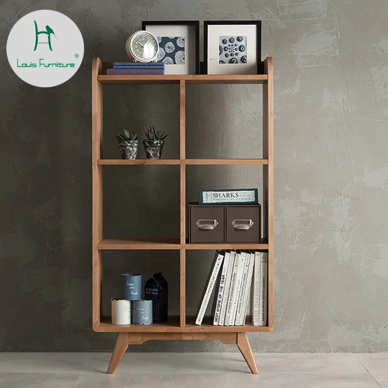 Louis Fashion Bookcases Nordic Log Storage Simple Modern ...