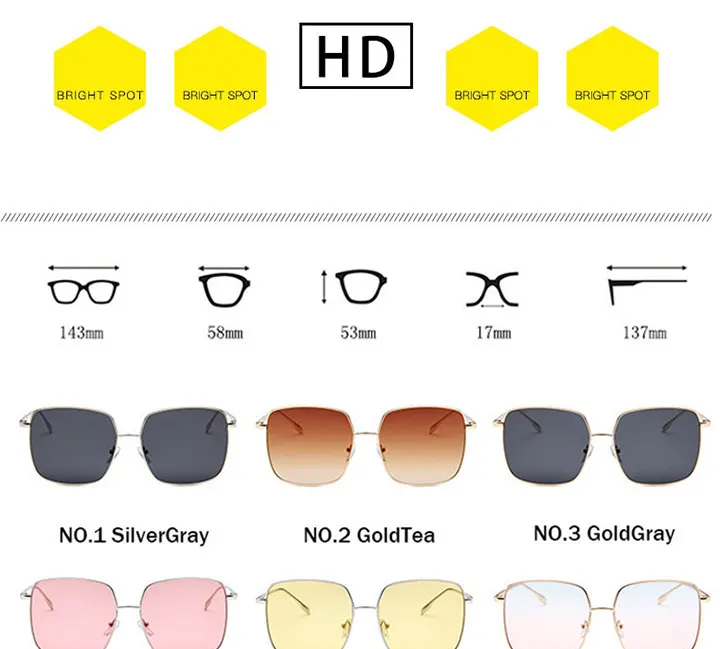 LEONLION роскошные квадратные солнцезащитные очки для женщин винтажные Meatl очки для мужчин океан Линзы зеркала шопинг Lunette De Soleil Femme UV400