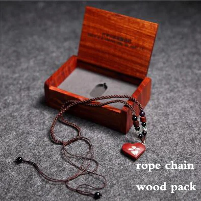 wood pack ropechain Романтический подарок на день рождения, День Святого Валентина, Женский медальон-иллюзионист, подвеска в виде бабочки и сердца, 990 серебряные ожерелья, можно напечатать фотографии - Окраска металла: wood pack ropechain