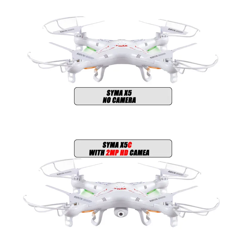 100% Original SYMA X5C (Upgrade Version) RC Drone 6-Axis Remote Control Helicopter Quadcopter With 2MP HD Camera or X5 No Camera 100% Original SYMA X5C (Upgrade Version) RC Drone 6-Axis Remote Control Helicopter Quadcopter With 2MP HD Camera or X5 No Camera