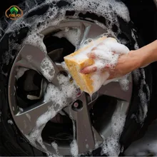 MSJO Car Cleaning Sponge Auto Wash Tools Window Cleaner Yellow Nano Magic Cleaning Sponge For Cleaning Wheels 2019              