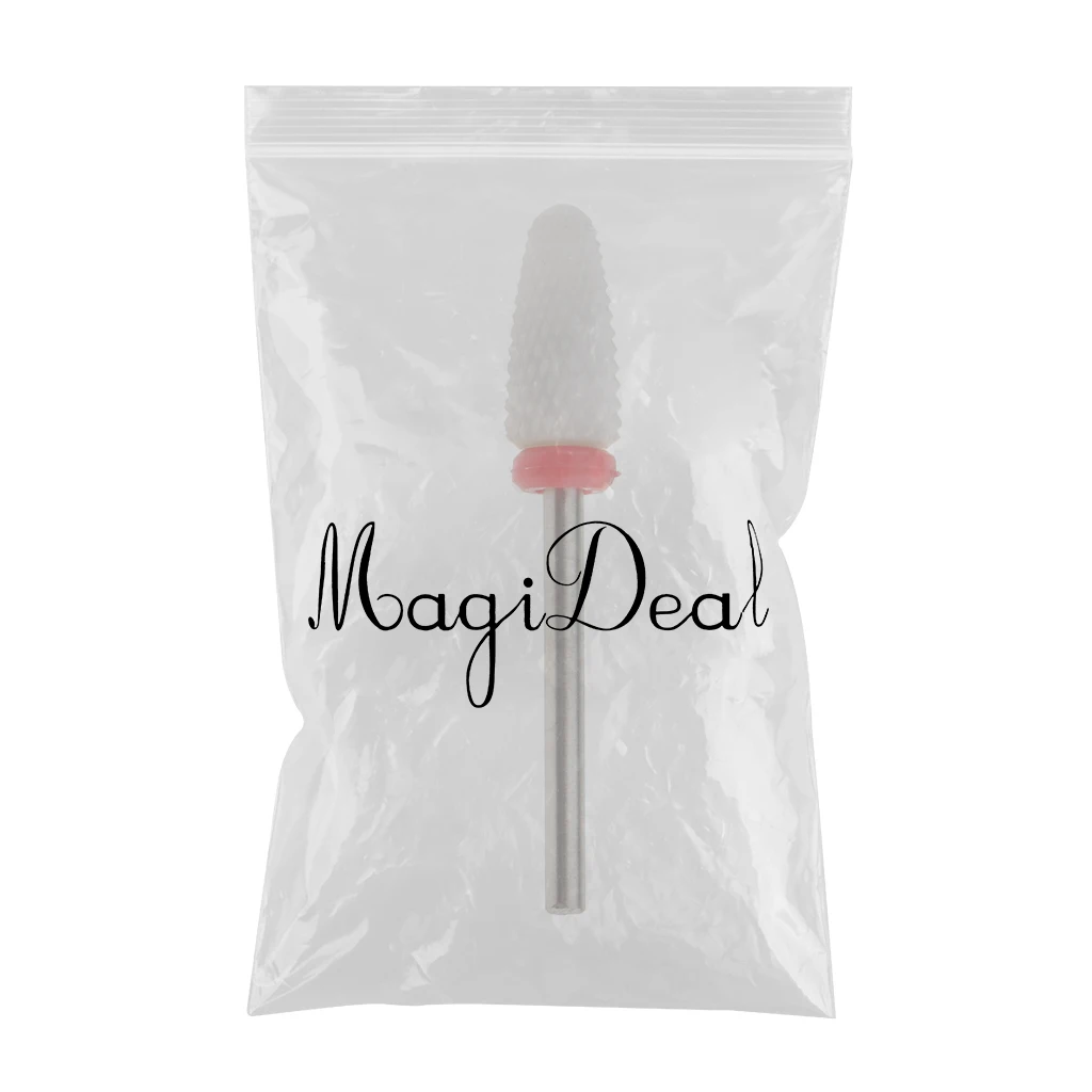 Nail Art Polishing Grinding Head Ceramic Electric Drill Bit Corn Medium Mounted Grinding Stone Head Electric Manicure Cutter
