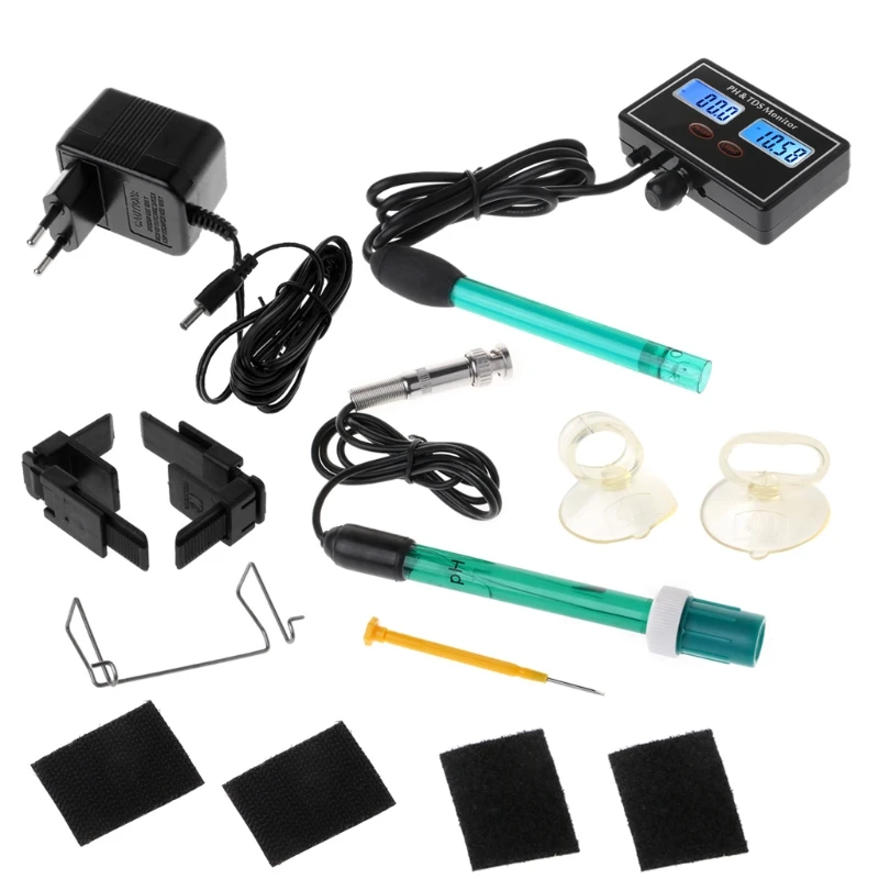 2in1 Digital pH TDS Meter Monitor Aquarium Online Water Quality Tester Analyzer 