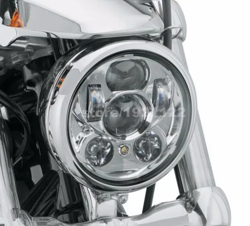 2016 New Motos Accessories 5.75 inch headlight motorcycle 5.75 led headlight for Harley 5.75 inch Black Projector Daymaker