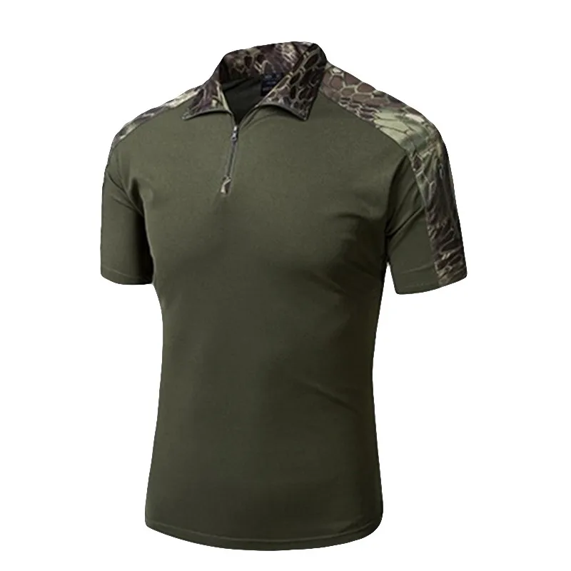 Тактическая летняя камуфляжная рубашка Coolmax мужская для страйкбола армейский военный костюм быстросохнущая рубашка - Цвет: MAD
