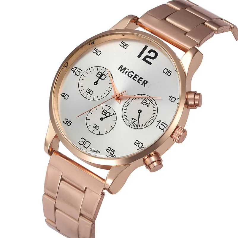 Simplicity Classic Women Watch Famous Luxury Brand Steel Strap Wrist Men Quartz Watches Relogio Masculino Wristwatch Clock3M24 (2)