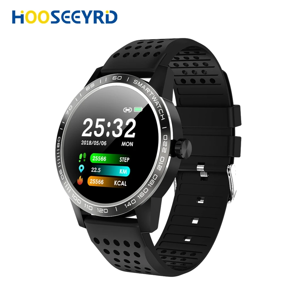 

HOOSEEYRD Smart Watch Blood Pressure Heart Rate Monitoring Oxygen Fitness Tracker IP68 Waterproof Bracelet For ios Android