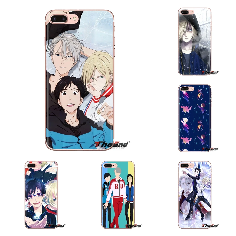 

For Huawei G7 G8 P7 P8 P9 P10 P20 P30 Lite Mini Pro P Smart Plus 2017 2018 2019 Transparent Soft Cases Covers Yuri on ice