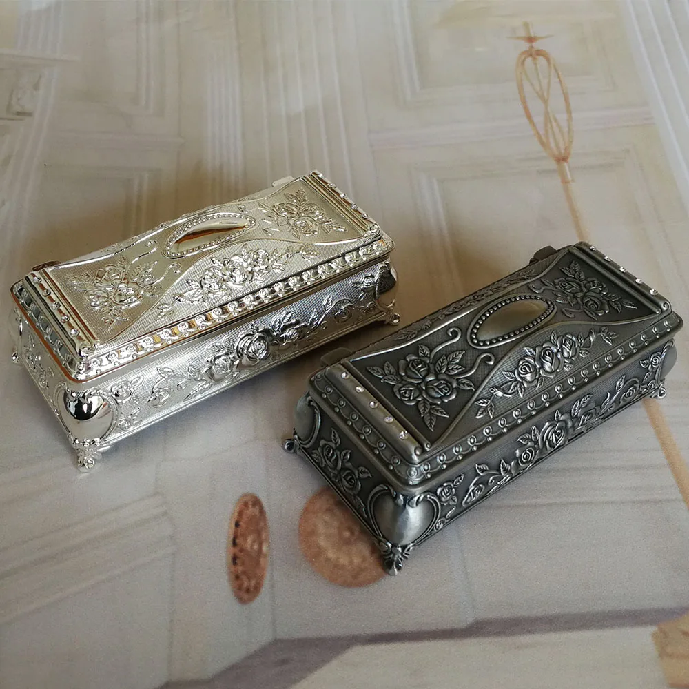 Small Size New Fashion Metal Jewelry Case Zinc alloy Trinket box