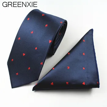 

GREENXIE 2017 high quality silk tie F home boutique business casual party men's birthday gift