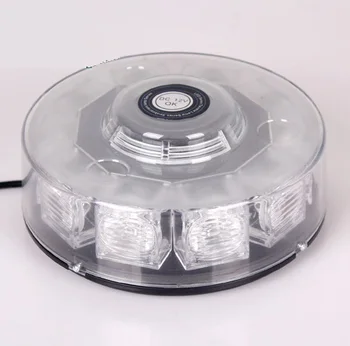 

Round LED strobe light with High Power LED With 8 flash Patterns include magnet in the light