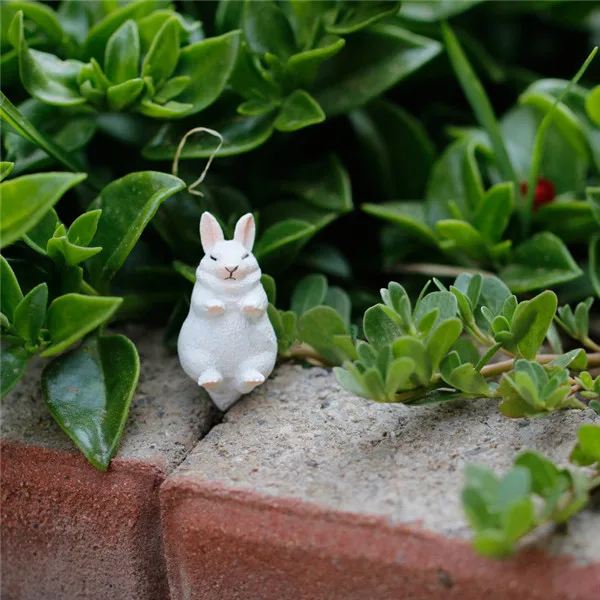 Cute Lazy Sitting Pets Animals Tiger Rabbit Dog Cat Lifelike pvc toys fridge magnets - 18