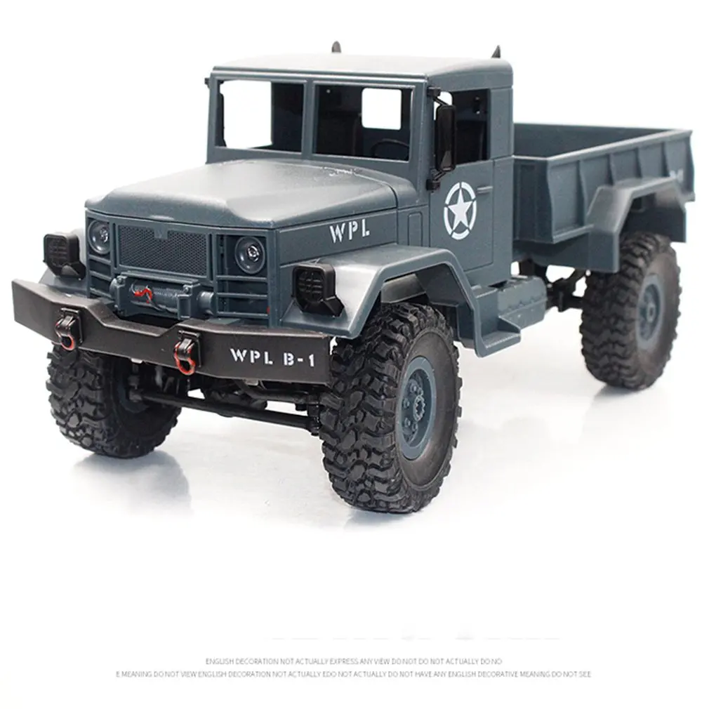 

OCDAYB-14 1/16 2.4GHz RC Crawler Off-road Military Truck Car with Headlight RTR Automatic Vehicle Toys Car for Boy Children Gift