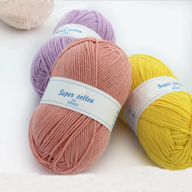 Cotton Baby Yarn - 250g/piece Colorful Gold Wool Yarn Soft Hand Crochet  Thick - Aliexpress