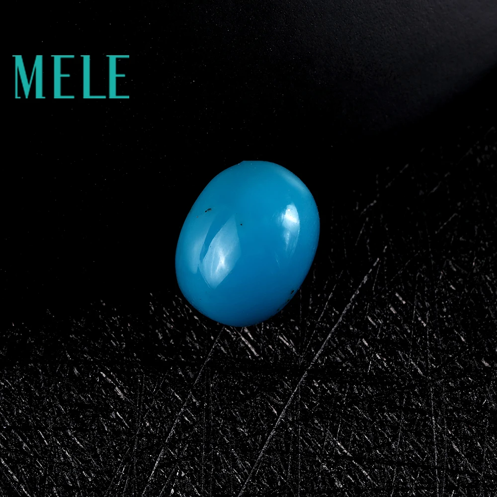 Natural calaite turquoise for jewelry making,blue oval cut 11mmX9mm DIY loose gemstone with top quality